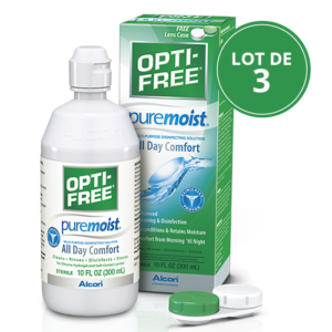 Opti-Free® Puremoist® Solución Multipropósito – Limpieza e Hidratación para Lentes de Contacto